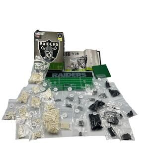 Las Vegas Raiders Construction Blocks Helmet Mascot Logo COMPLETE Football Toy